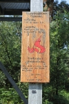 Feuerwachturm Farnberg - Schild