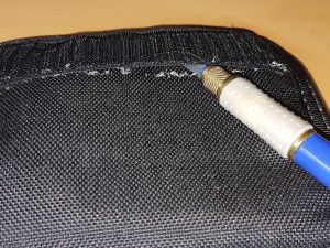removing the velcro from a maxpedition wallet