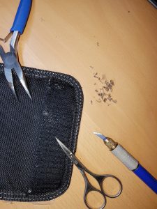 removing the velcro from a maxpedition wallet